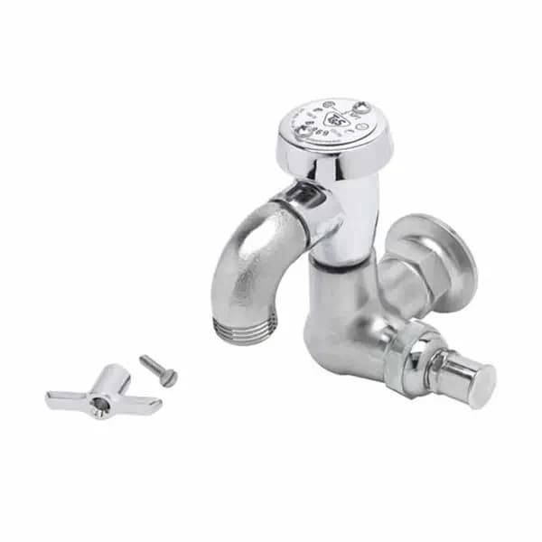 T&S Brass B-0720-RGH T&S Single Hole Wall Mount Sill Faucet