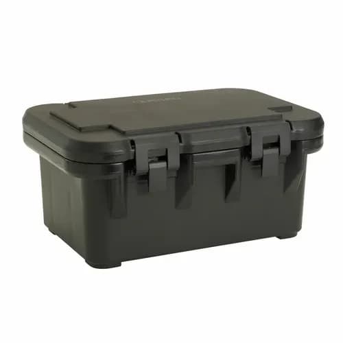 Cambro UPCS180110 S-Series Ultra Pan Carrier Black Top Loader 8" Deep