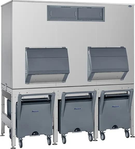 Follett ITS3250SG-90 Gravity Dispense Ice Bin 3255 Pound Capacity Polyethylene Interior Cube, Flake, Nugget Ice Compatibility