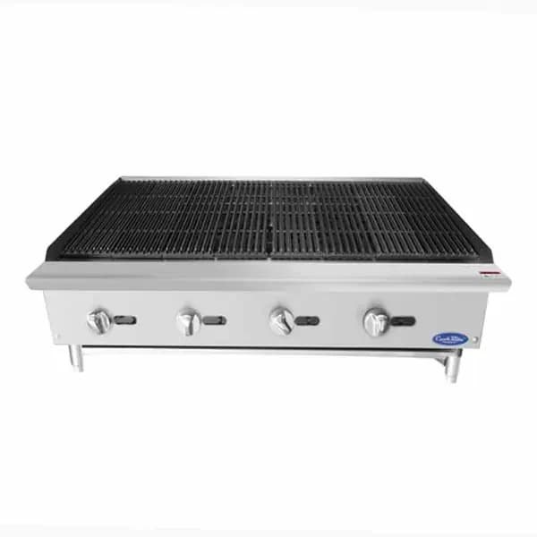 Atosa ATCB-48 Gas 140,000 BTU Lava Rock Charbroiler 48"W