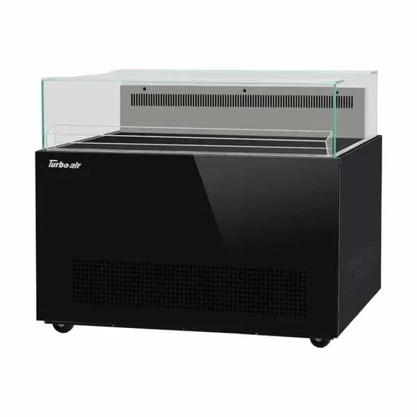Turbo Air TOS-50NN-B Open Black Sandwich and Cheese Display Case Merchandiser 50"W