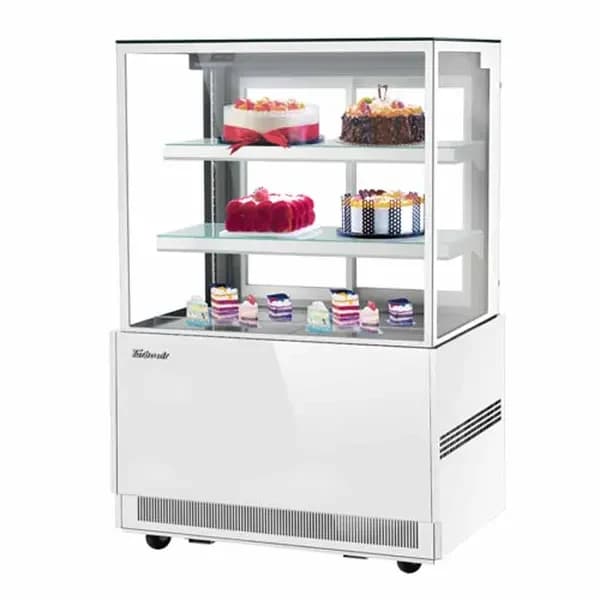 Turbo Air TBP36-54NN-W Refrigerated White Bakery Display Case 35-3/8"W