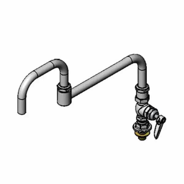 T&S Brass B-0296-18DJ-CKP T&S Single Hole Deck Mount Pantry Faucet