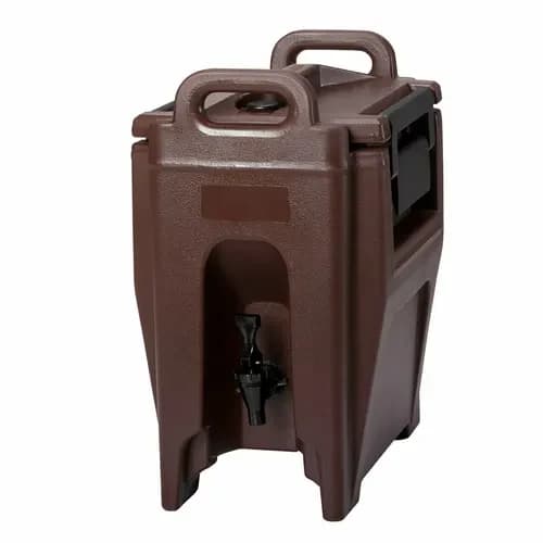 Cambro UC250131 Camtainer 2-3/4 Gallon Insulated Dark Brown Beverage Dispenser