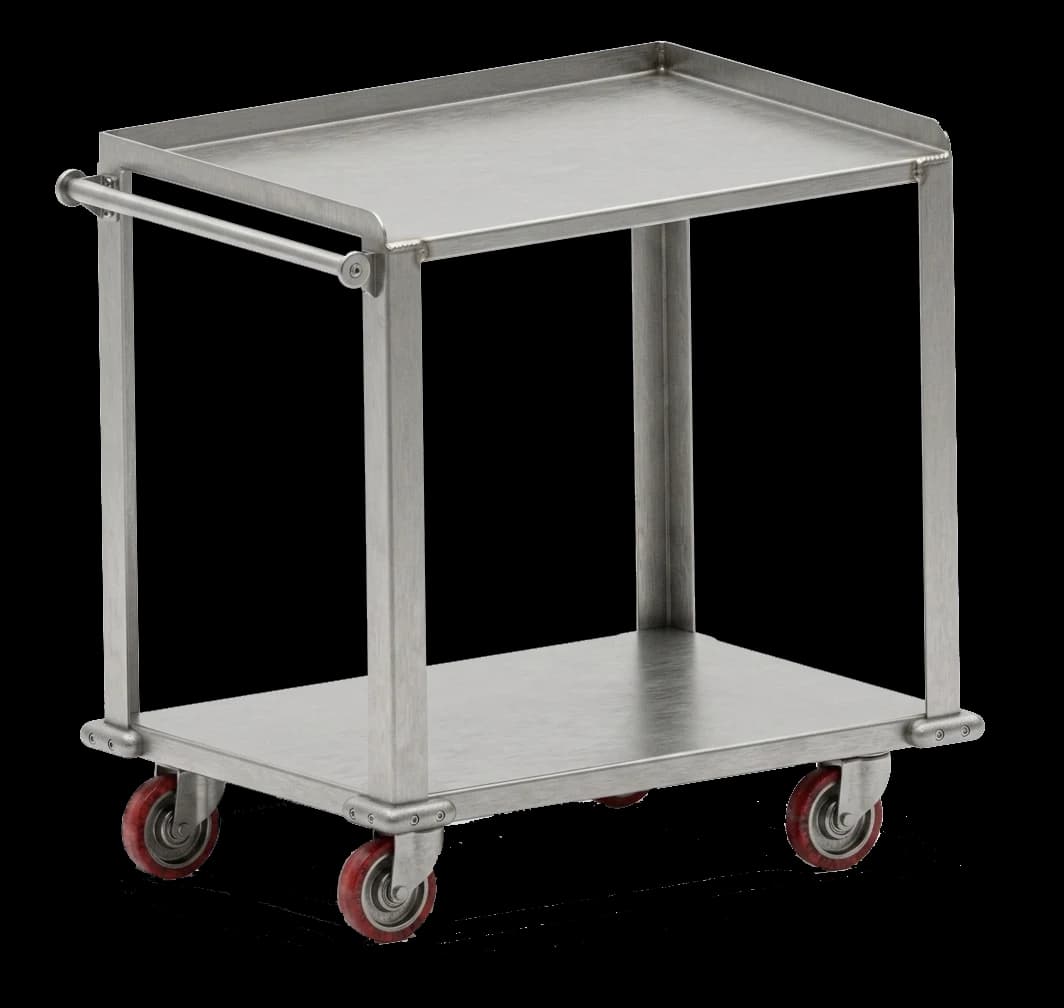 Carter-Hoffmann UC2S2433 ® Tray Cart 36 Inch X 21 Inch X 36.75 Inch 2 Shelf