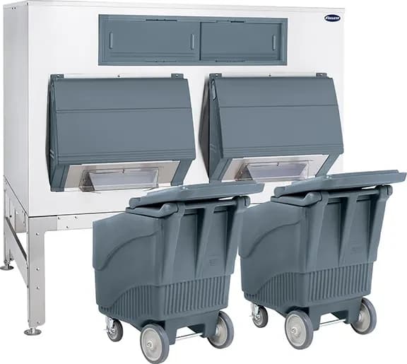 Follett DEV2250SG-72-ICS125L Ice•DevIce™ Series Gravity Dispense Ice Bin 2250 Pound Capacity Polyethylene Interior Cube, Nugget Ice Compatibility
