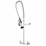 Sauber 3-Compartment Stainless Steel Sink with 18" Drain Board on Left 68-1/2"W — view 3
