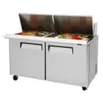 Turbo Air TSOS-5R-T Stainless Steel Double Tier Overshelf for Sandwich Prep Tables 60"W — view 6