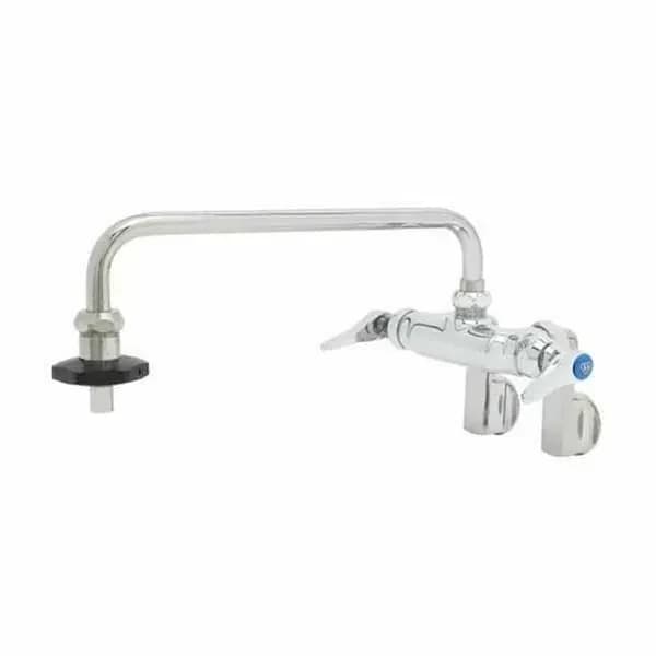 T&S Brass B-0235-12FS-35A T&S Double Pantry Faucet