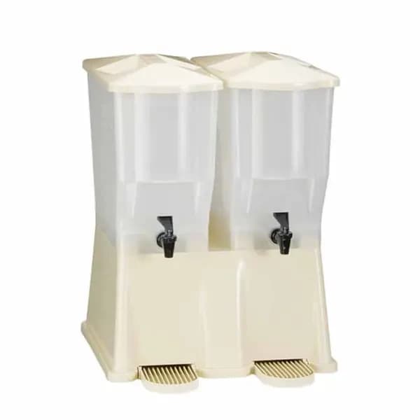 Tablecraft TW33DP Double 3-Gallon Slimline Cold Beverage Dispenser