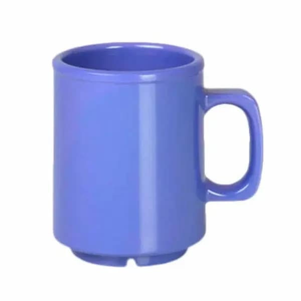 Thunder Group CR9010BU Purple 8 oz. Melamine Mug/Cup | Case of 12