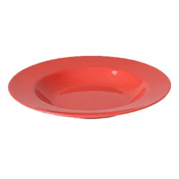 Thunder Group CR5811RD Orange 16 oz. Melamine Pasta Bowl | Case of 12