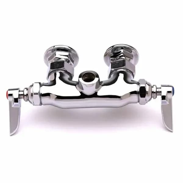 T&S Brass B-0346-LN T&S 3" Wall Mount Double Pantry Faucet