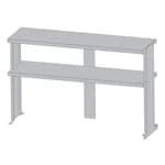 Turbo Air TSOS-3R-T Stainless Steel Double Tier Overshelf for Sandwich Prep Tables 36"W — view 4
