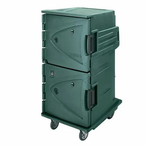 Cambro CMBHC1826TSC192 Camtherm Granite Green Hot/Cold Cart