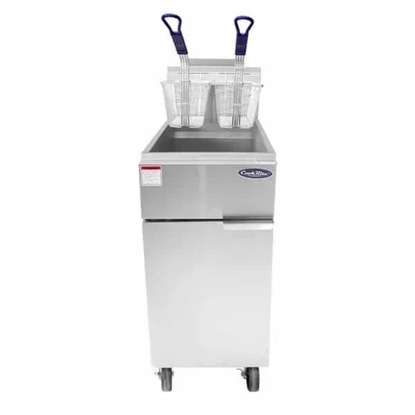 Atosa ATFS-40 Natural Gas 40 lb. Floor Fryer 102,000 BTU — view 2