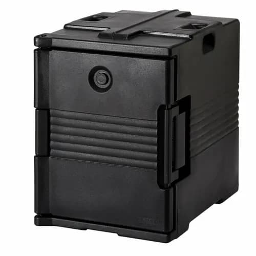 Cambro UPC400110 Ultra Pan Carrier Insulated Black Front Loader Food Carrier