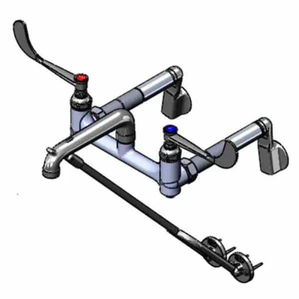 T&S Brass B-0652 T&S Wall Mount Service Sink Faucet