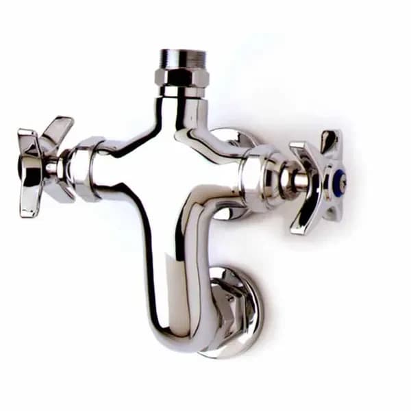 T&S Brass B-0316-LN T&S 3" Wall Mount Double Pantry Faucet Base Only