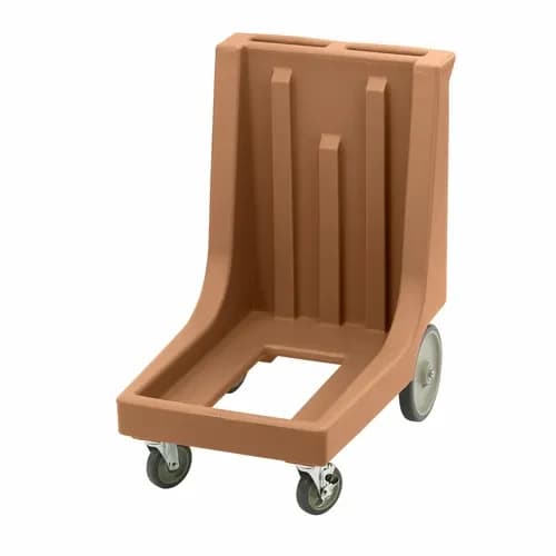 Cambro CD100HB157 Camdolly Open Frame Coffee Beige Food Carrier Dolly With Handle