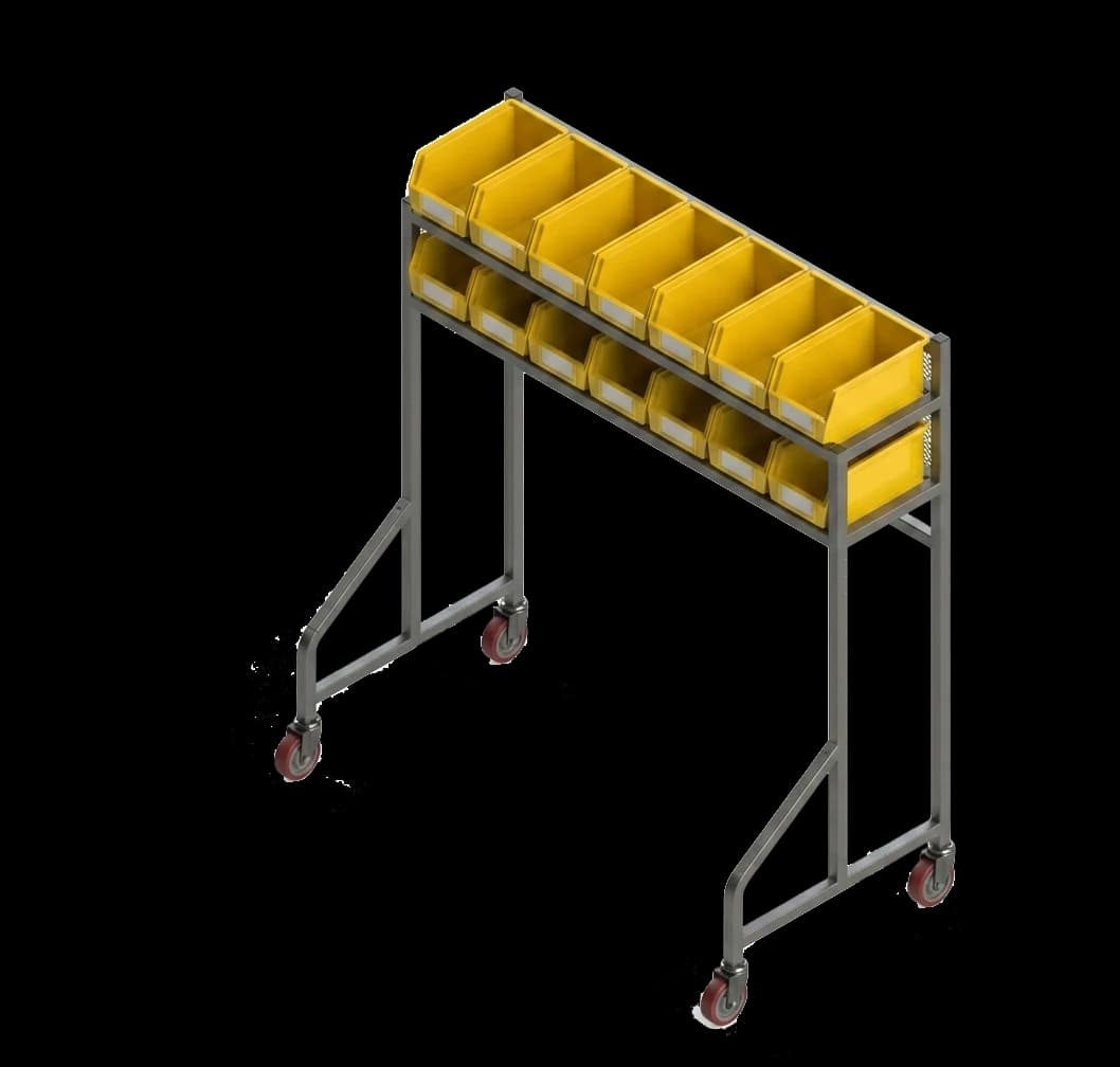 Carter-Hoffmann SS72 ® Tray Line Starter Station 16 Storage Bins