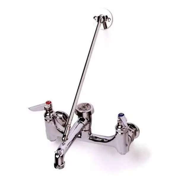 T&S Brass B-0665-CRBSTPVR T&S 8" Wall Mount Service Sink Faucet
