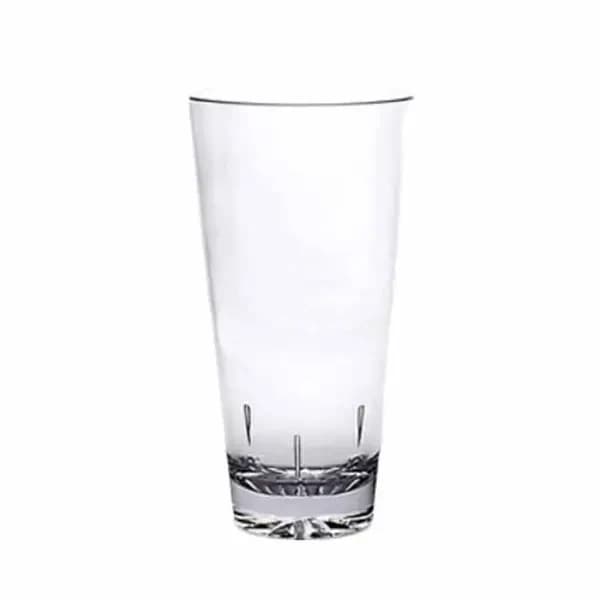 Thunder Group PLTHMG020C 20 oz. Clear Polycarbonate Mixing Glass | Case of 12