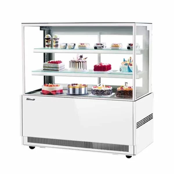 Turbo Air TBP60-54NN-W Refrigerated White Bakery Display Case 59"W