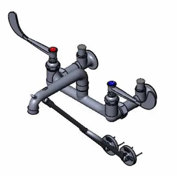 T&S Brass B-0651-06 T&S 8" Wall Mount Service Sink Faucet