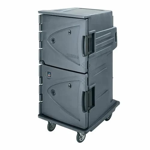 Cambro CMBHC1826TSC191 Camtherm Granite Gray Hot/Cold Cart