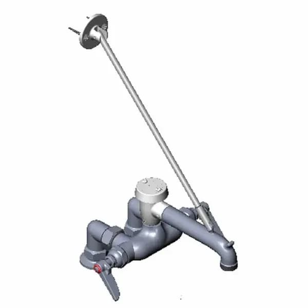 T&S Brass B-0667-WW-POL T&S Deck Mount Service Sink Faucet