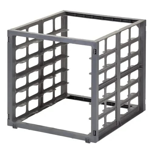 Cambro CSUPR1826S6580 Camshelving Premium Or Element Series 6-Full Size Brushed Graphite Sheet Pan Rack