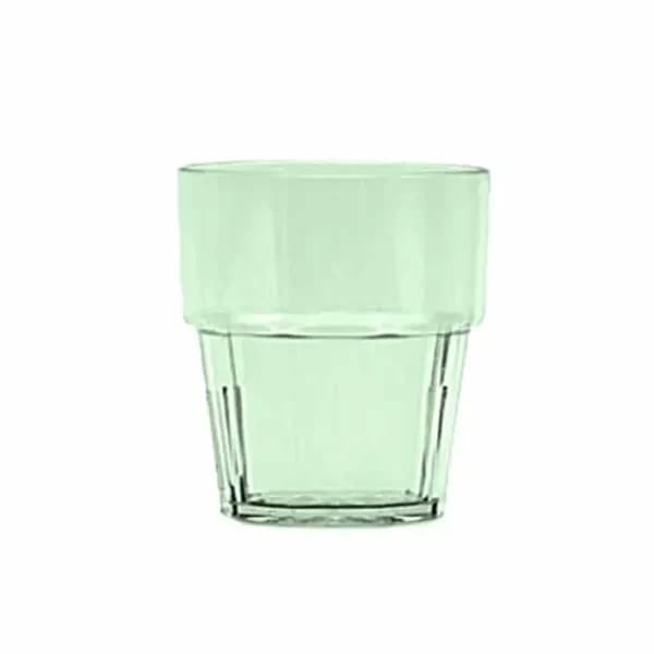 Thunder Group PLPCTB108GR 8 oz. Green Polycarbonate Rocks Glass | Case of 12