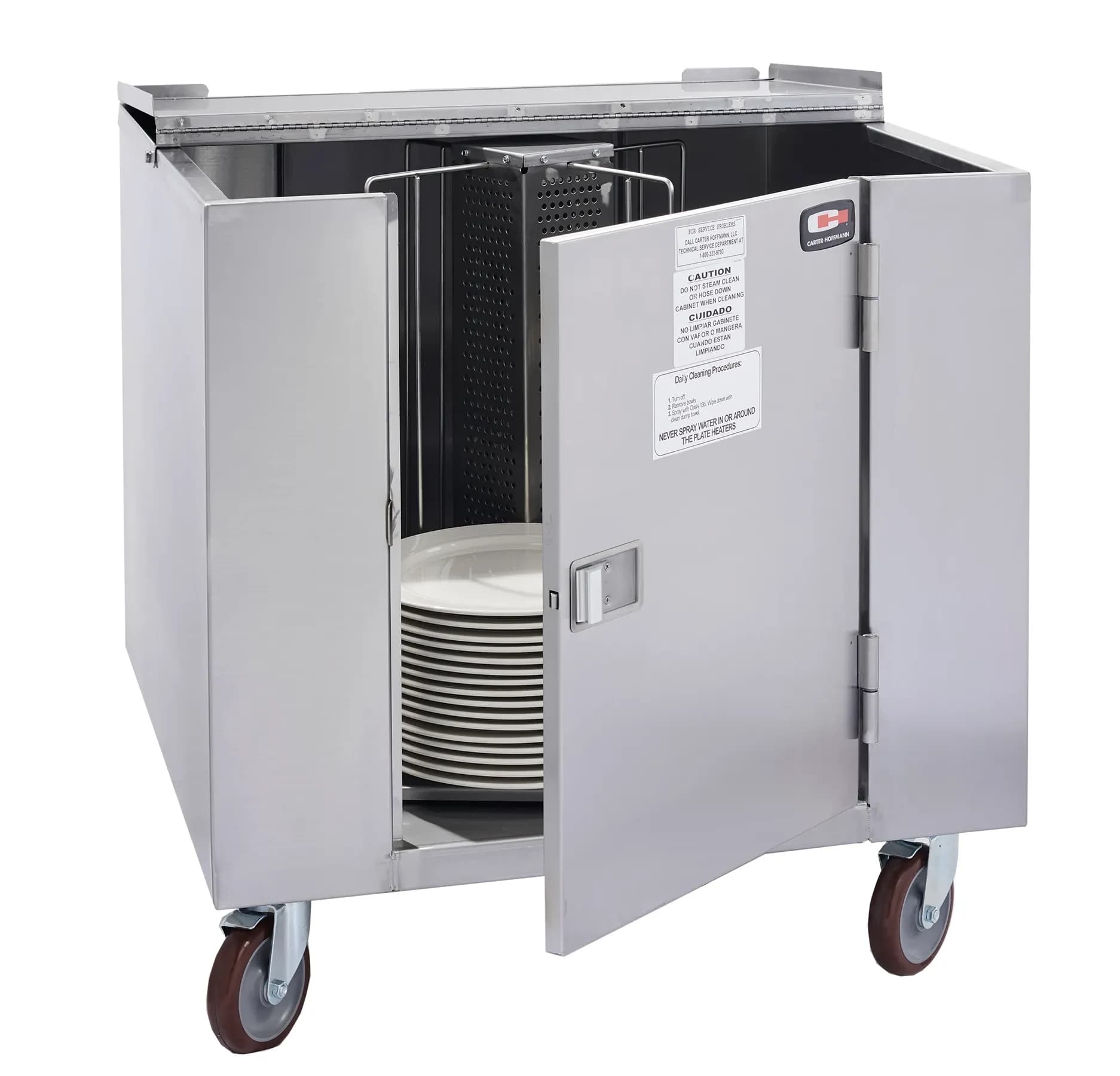Carter-Hoffmann CD260 ® Plate Dispenser Ambient 4 Silos 252 Plate Capacity 12 Inch Max Plate Size