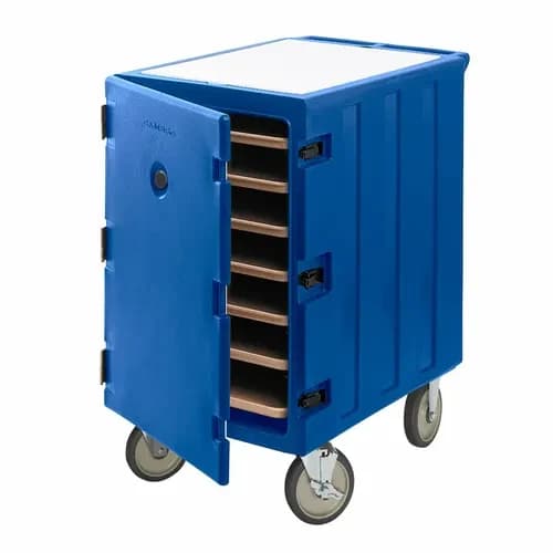 Cambro 1826LTC3186 Camcart Insulated Navy Blue Front Loader Food Carrier