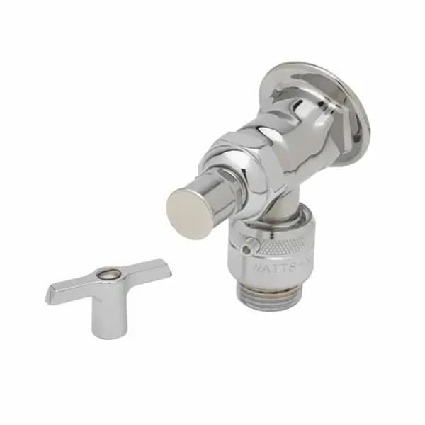 T&S Brass B-0737-POL T&S Single Hole Wall Mount Sill Faucet