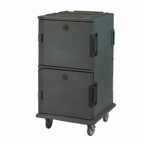 Cambro UPC1600SP110 Ultra Cam Cart Insulated Black Front Loader Food Carrier