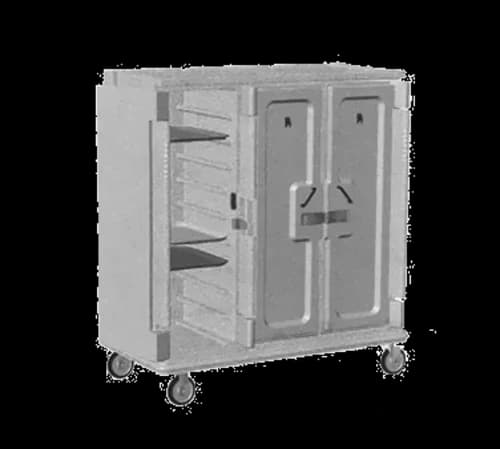 Cambro MDC1418T30615 Charcoal Gray Meal Delivery Cart