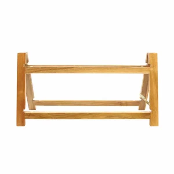 Tablecraft RMG2ACA Frostone Acacia Wood 2-Tier Riser Frame 23" x 8" x 11-1/2"