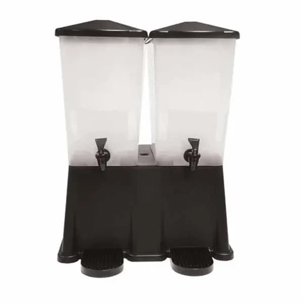 Tablecraft TW53DP Double 3-Gallon Slimline Cold Beverage Dispenser