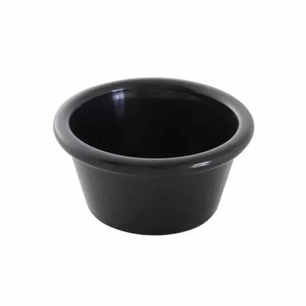 Thunder Group PL536BL1 2-1/2 oz. Black Plastic Ramekin | Case Of 12