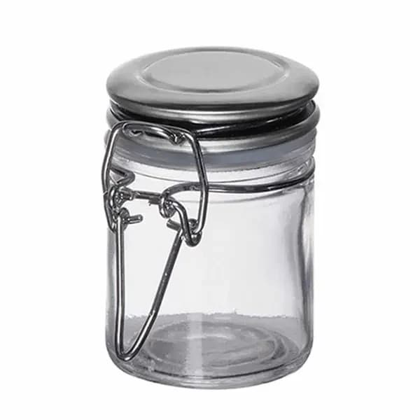 Tablecraft 10105 1.5 oz. Spice Jar with Stainless Steel Top | Case of 6