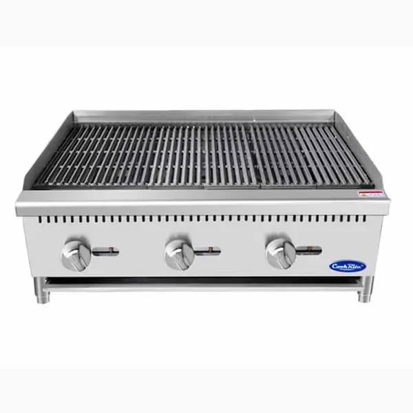 Atosa ATCB-36 Gas 105,000 BTU Lava Rock Charbroiler 36"W