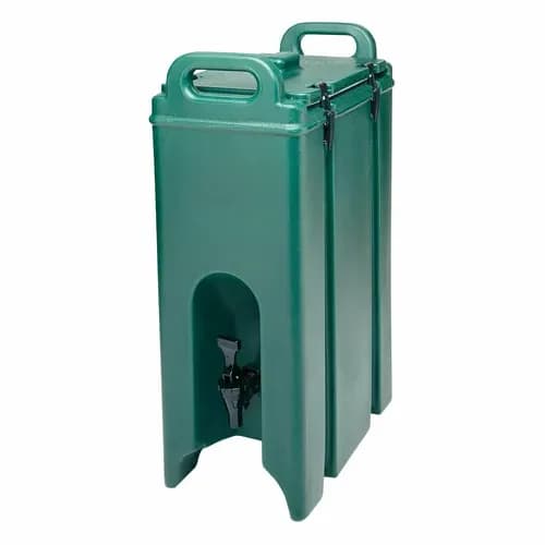 Cambro 500LCD519 Camtainer 4-3/4 Gallon Insulated Kentucky Green Beverage Dispenser
