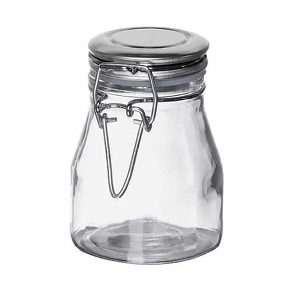 Tablecraft 10107 3 oz. Spice Jar with Stainless Steel Top | Case of 6
