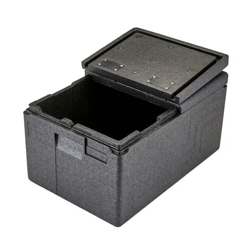 Cambro EPP180FLSW110 Gobox Black Top Loader 8" Deep