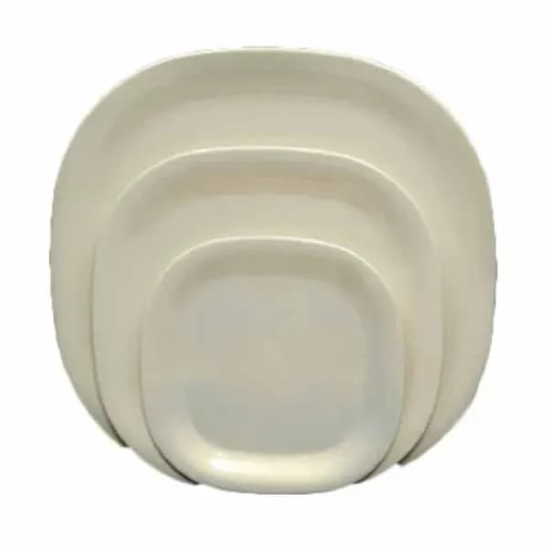 Thunder Group PS3010V Passion Pearl 11" x 11" Square Melamine Plate | Case of 12