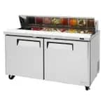 Turbo Air TSOS-5R-T Stainless Steel Double Tier Overshelf for Sandwich Prep Tables 60"W — view 5
