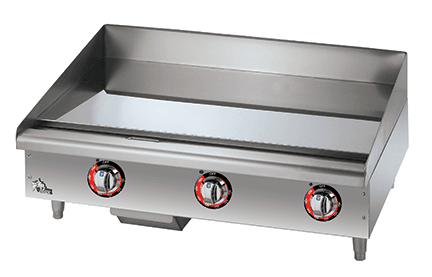 Star 536CHSF Star-Max® Series Electric Countertop Griddle 36 Inch Wide Electrical Snap-Action Thermostat Control Rectangle Chrome Plated 1 Inch Thick Plate Medium-Duty —... — view 3