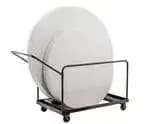 National Public Seating DY-60R Folding Table Dolly - Vertical Storage -48"R, 60"R Tables — view 7